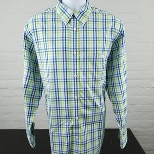 ORVIS Long Sleeve Button Down Multicolor Plaid L